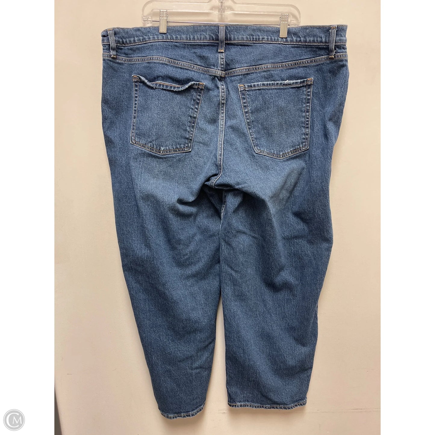 Jeans Boyfriend By Old Navy In Blue Denim, Size: 20