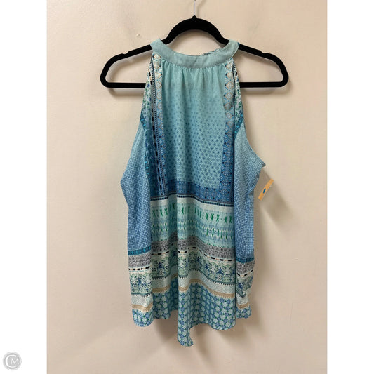 Top Sleeveless By Clothes Mentor In Blue, Size: L