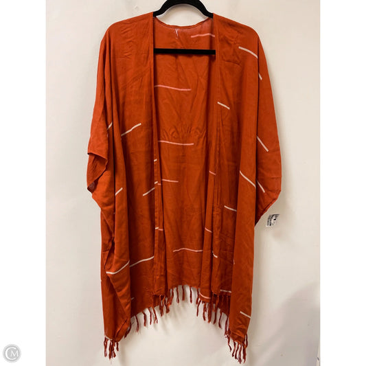 Kimono By Clothes Mentor In Orange, Size: Osfm