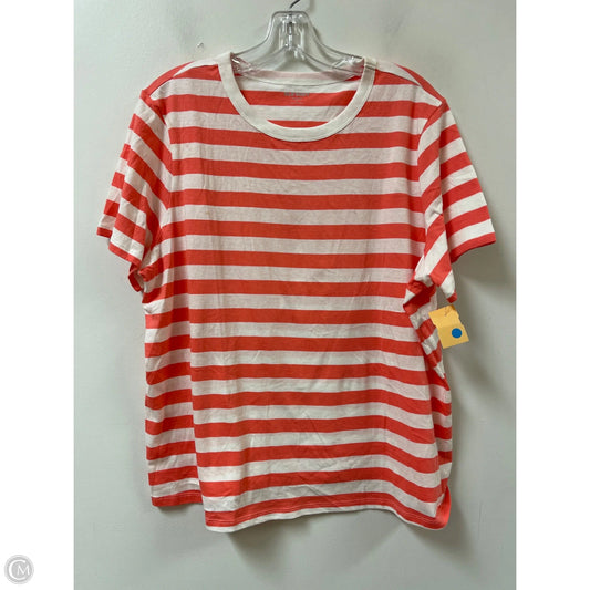 Top Short Sleeve By Old Navy In Striped Pattern, Size: Xl