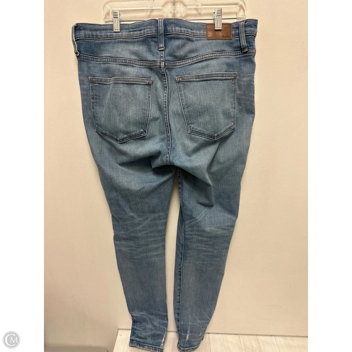 Jeans Skinny By Madewell In Blue Denim, Size: 14