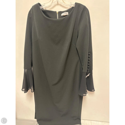 Dress Casual Short By Calvin Klein In Black, Size: L