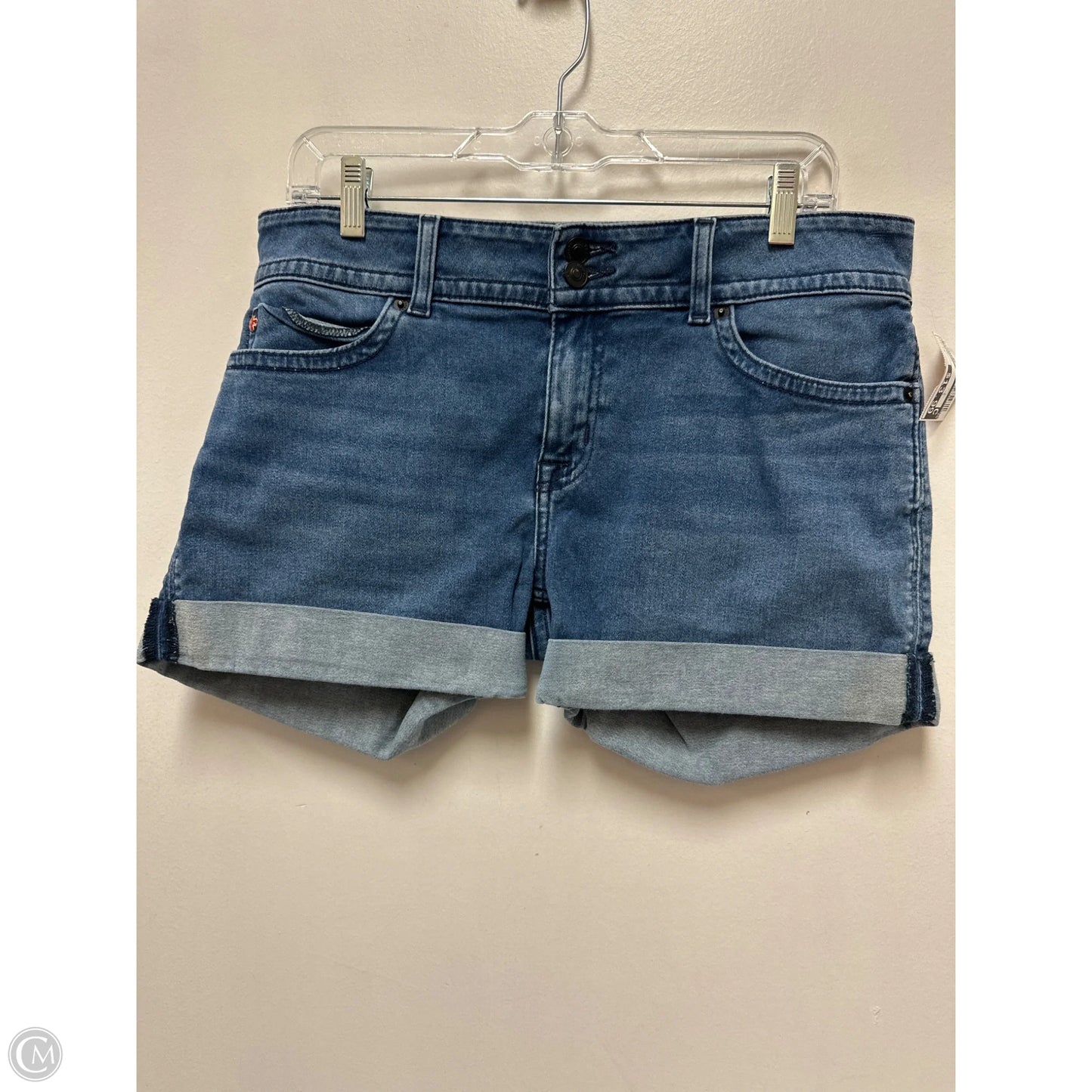 Shorts By Hudson In Blue Denim, Size: 14