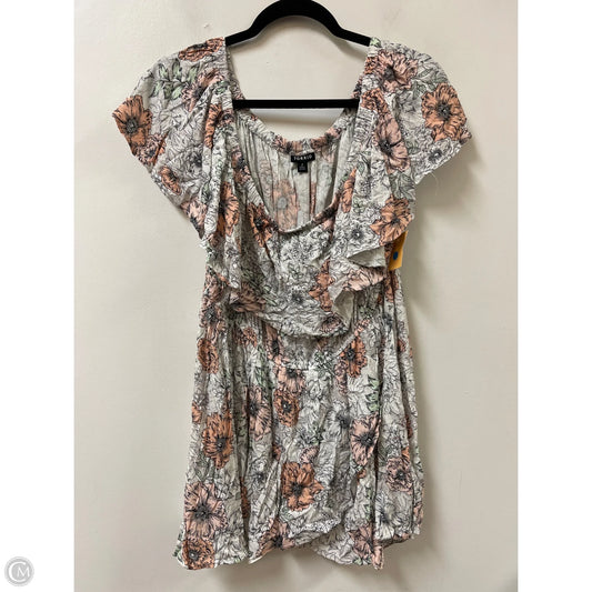 Top Sleeveless By Torrid In Floral Print, Size: 2x
