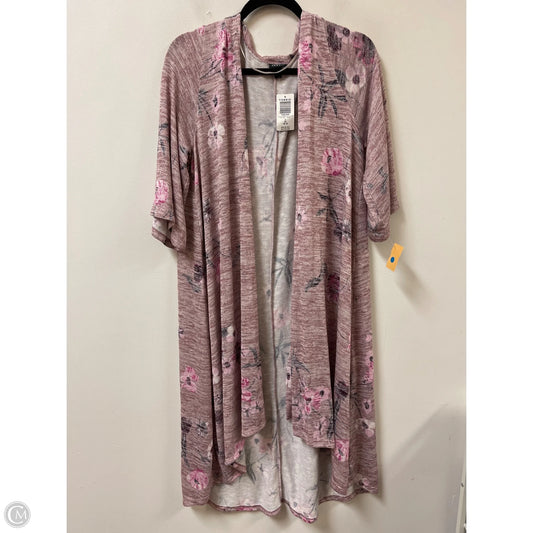 Sweater Cardigan By Torrid In Purple, Size: 2x