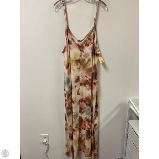 Dress Casual Maxi By Zenana In Multi-colored, Size: 3x
