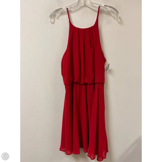 Dress Casual Short By Blue Rain In Red, Size: L