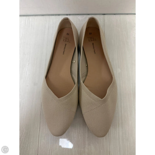 Shoes Flats By Time And Tru In Cream, Size: 10