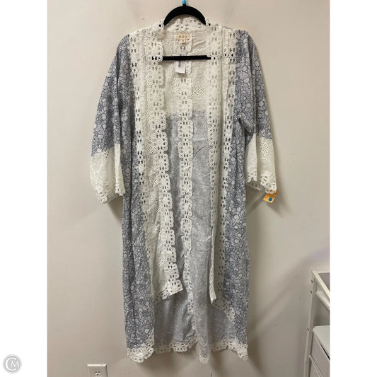 Kimono By Pol In Blue & White, Size: S