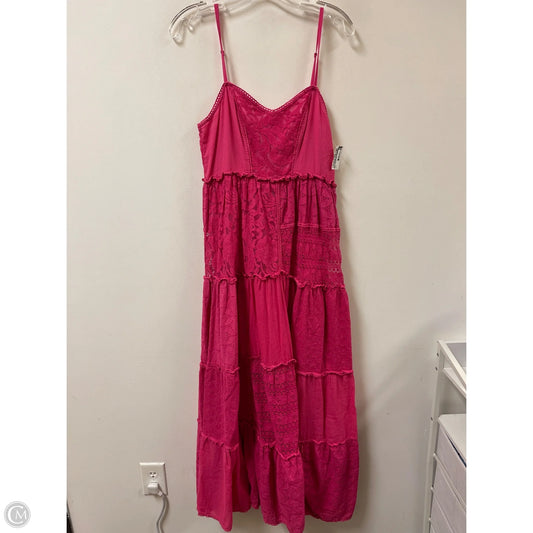 Dress Casual Maxi By Bhanuni By Jyoti In Pink, Size: S