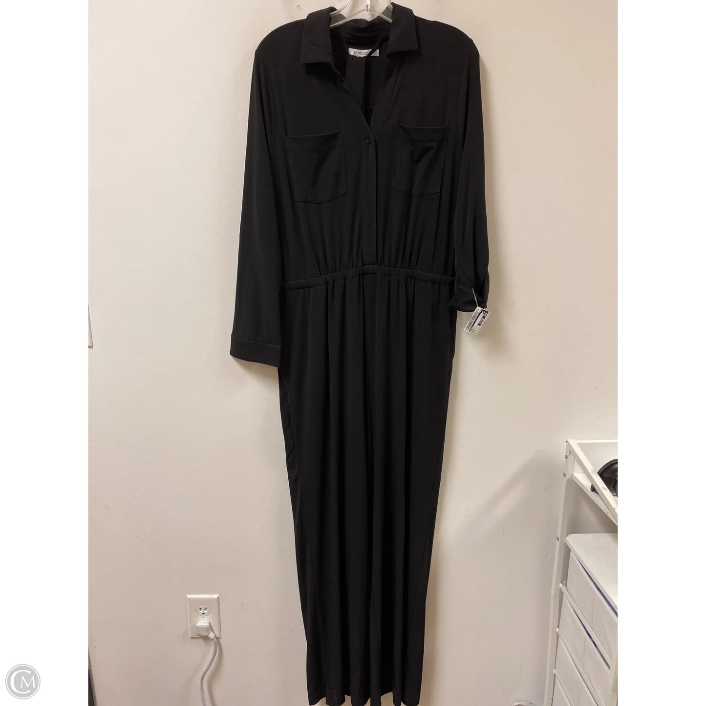 Jumpsuit By Chicos In Black, Size: L