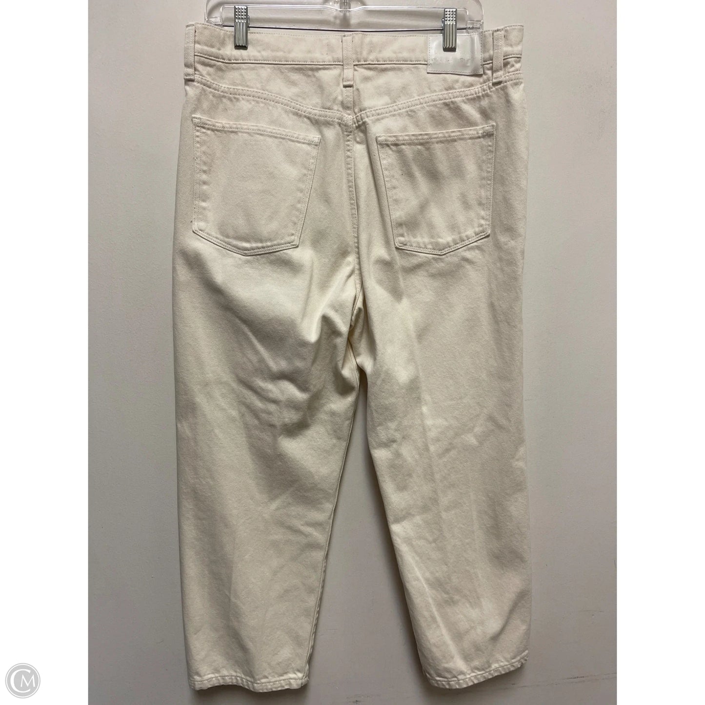Jeans Straight By Lucky Brand In Cream Denim, Size: 12