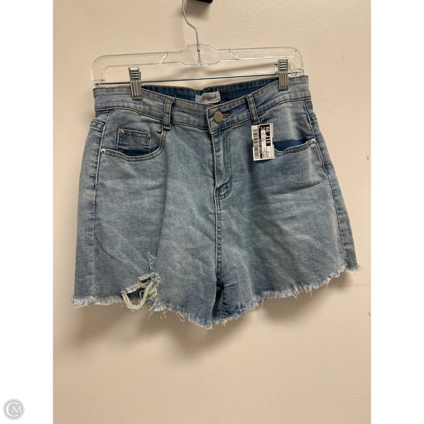 Shorts By Clothes Mentor In Blue Denim, Size: 12