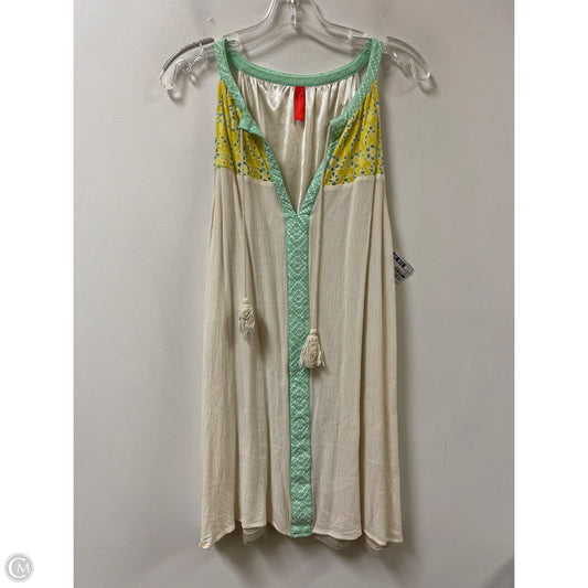 Tunic Sleeveless By Clothes Mentor In Cream, Size: M