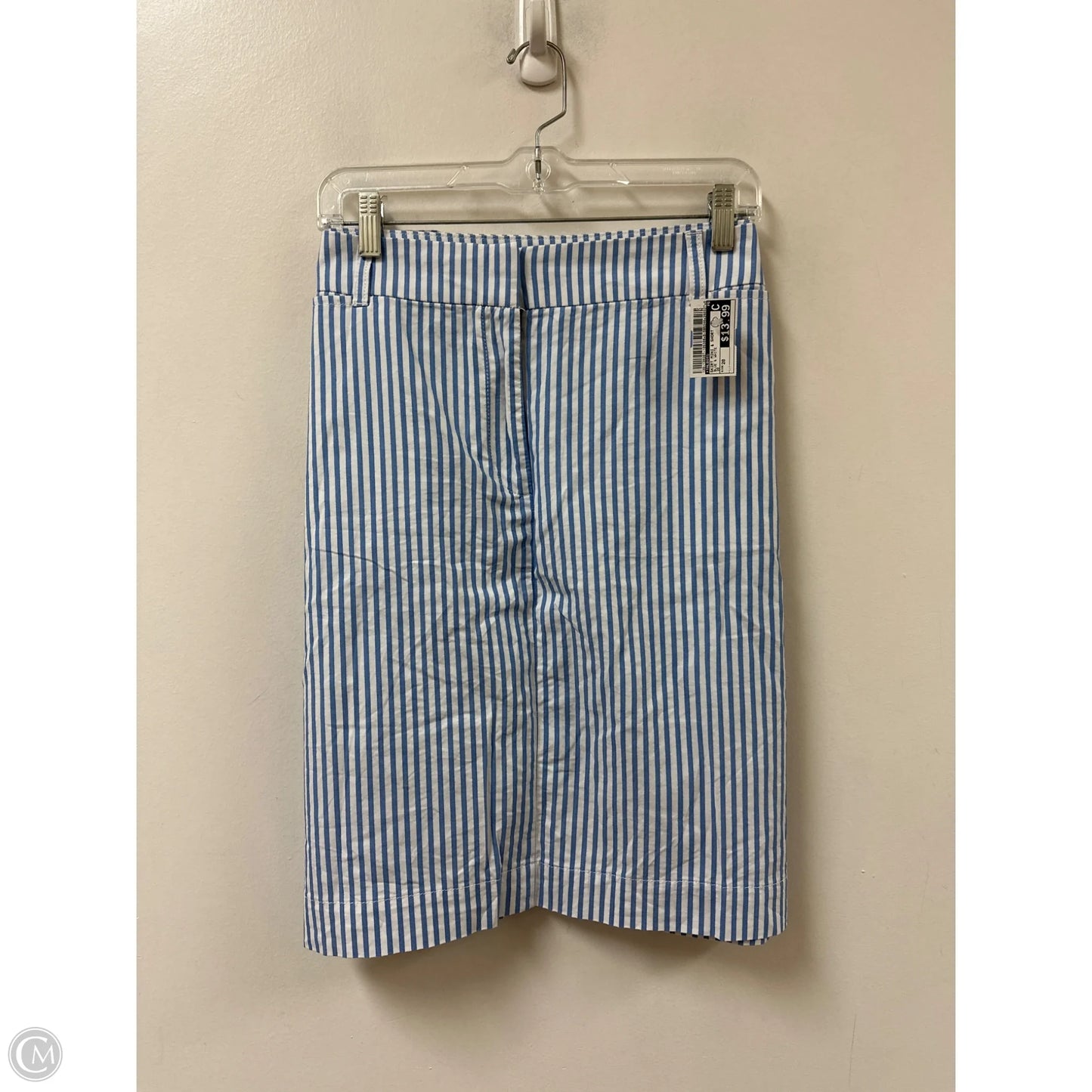 Skirt Mini & Short By Talbots In Blue & White, Size: 20