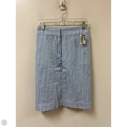 Skirt Mini & Short By Talbots In Blue & White, Size: 20