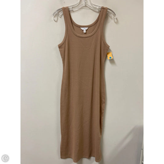 Dress Casual Maxi By Time And Tru In Brown, Size: Xs