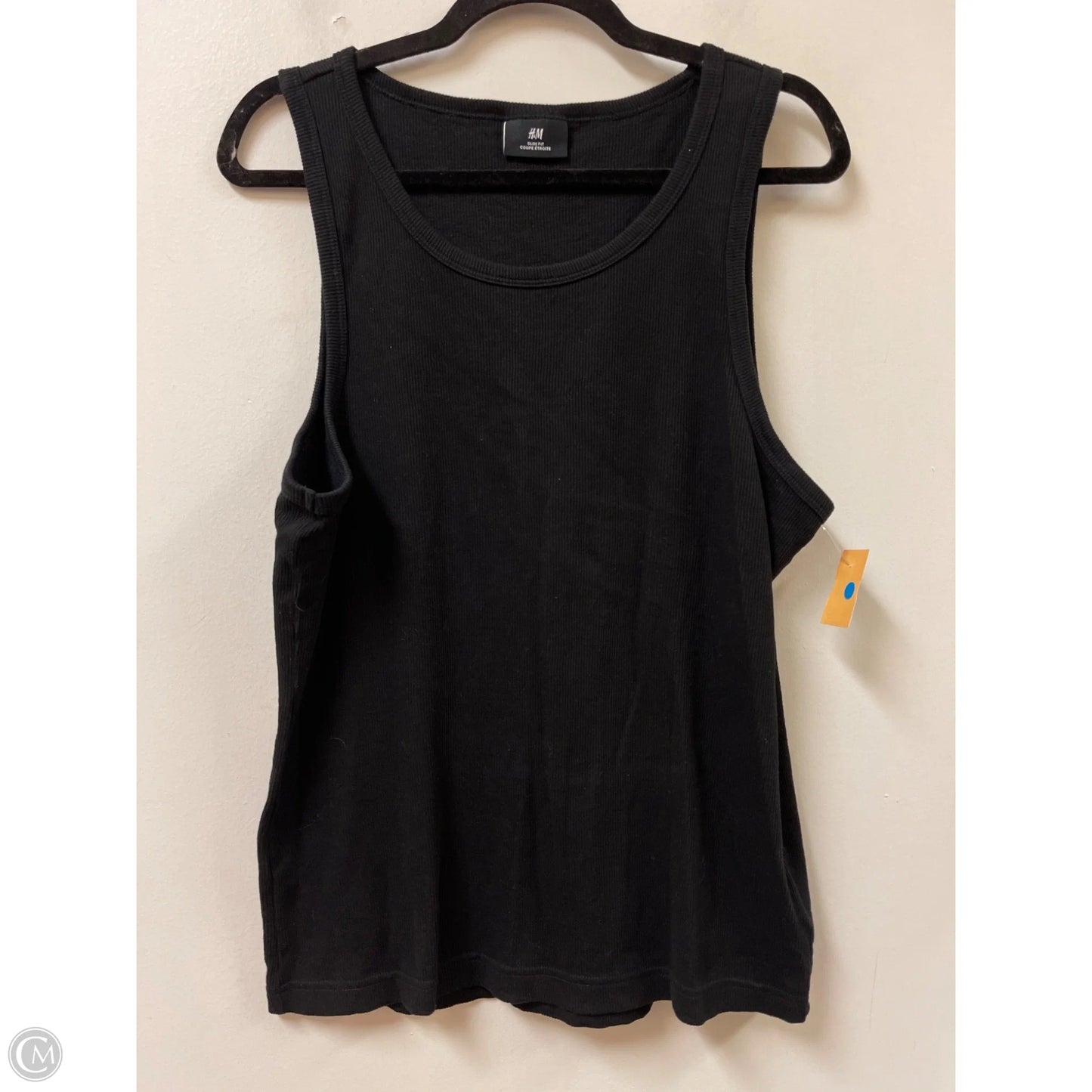 Tank Top By H&m In Black, Size: Xl