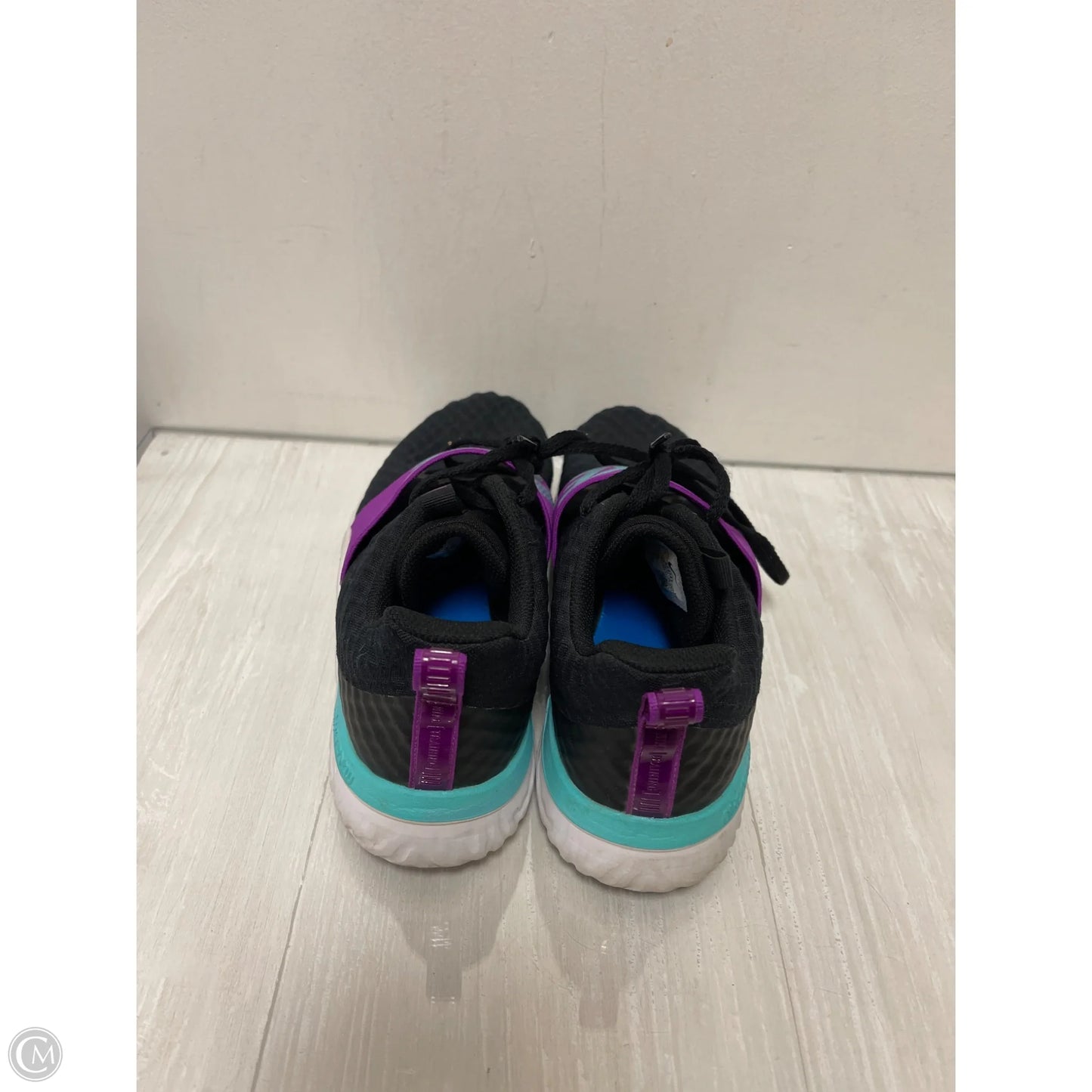 Shoes Athletic By Nike In Black & Purple, Size: 9