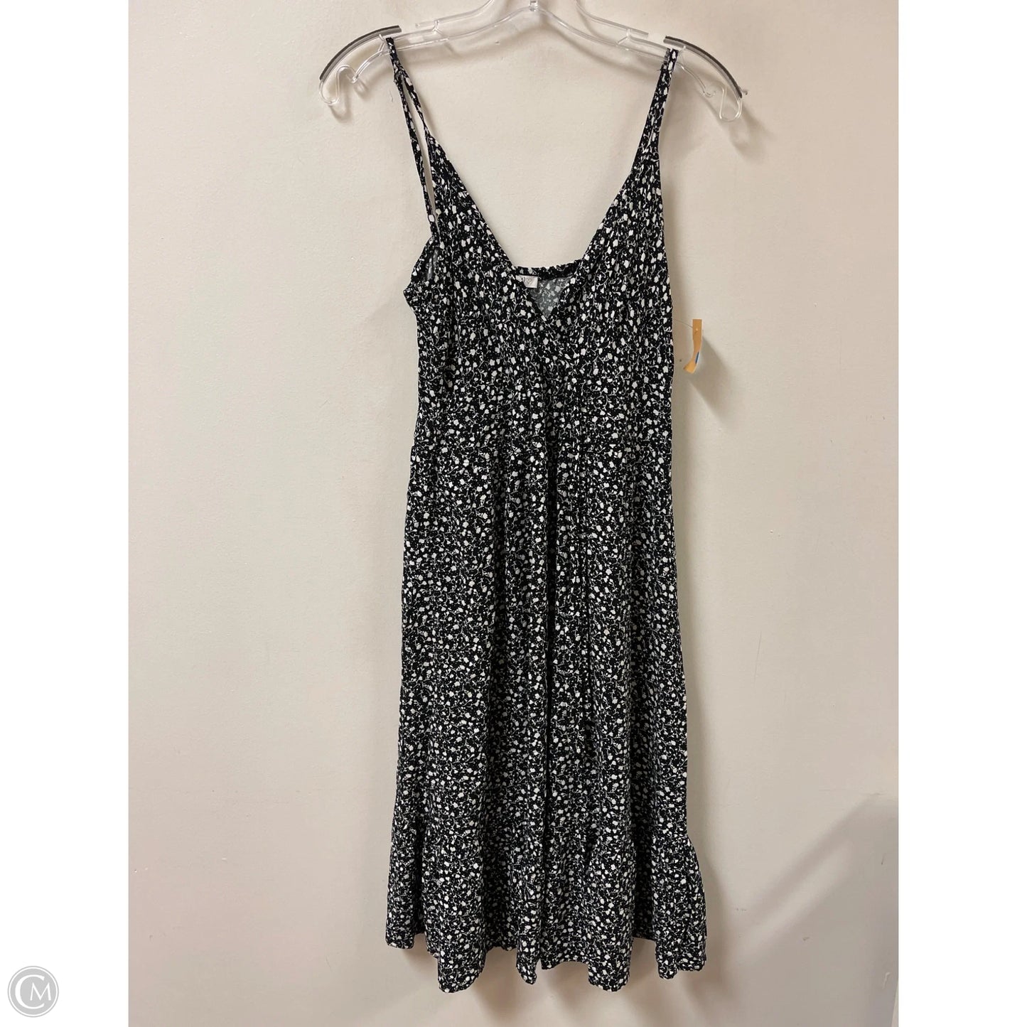 Dress Casual Midi By Auw In Black & White, Size: L