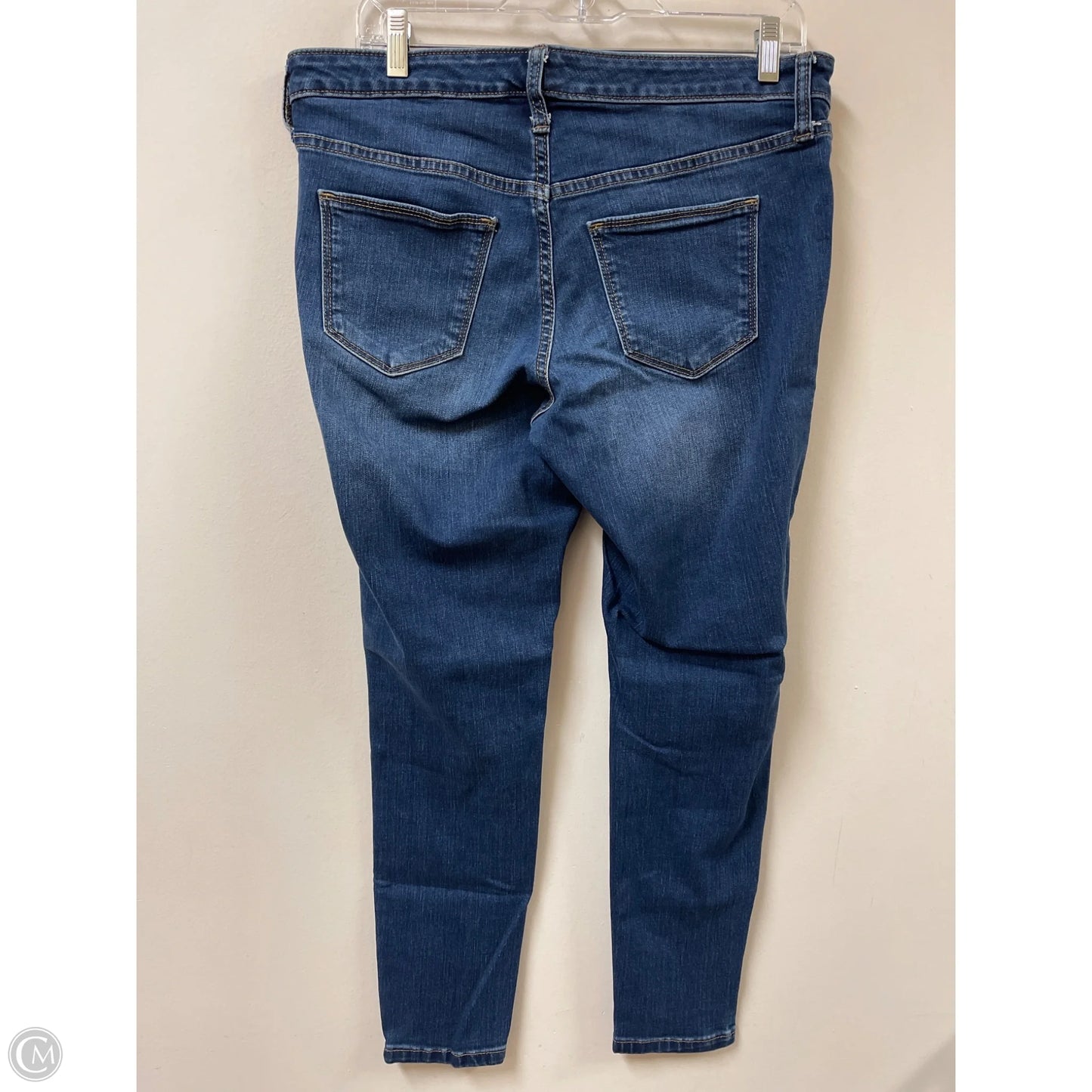 Jeans Skinny By Universal Thread In Blue Denim, Size: 8