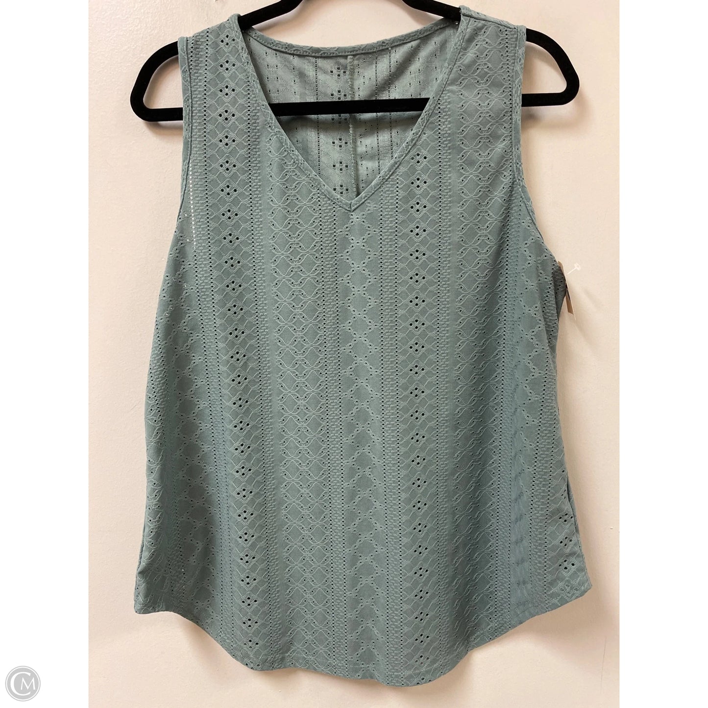 Top Sleeveless By Clothes Mentor In Green, Size: Xl