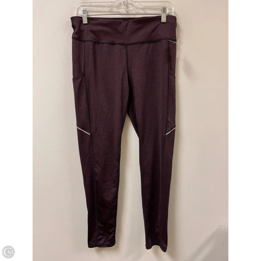 Athletic Leggings By Xersion In Red, Size: L