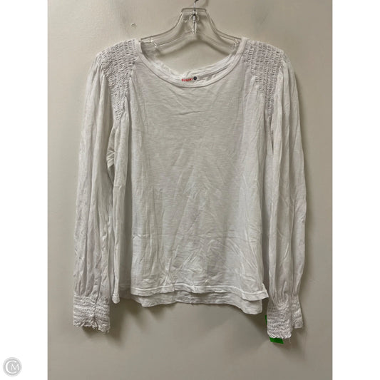 Top Long Sleeve By Sundry In White, Size: M