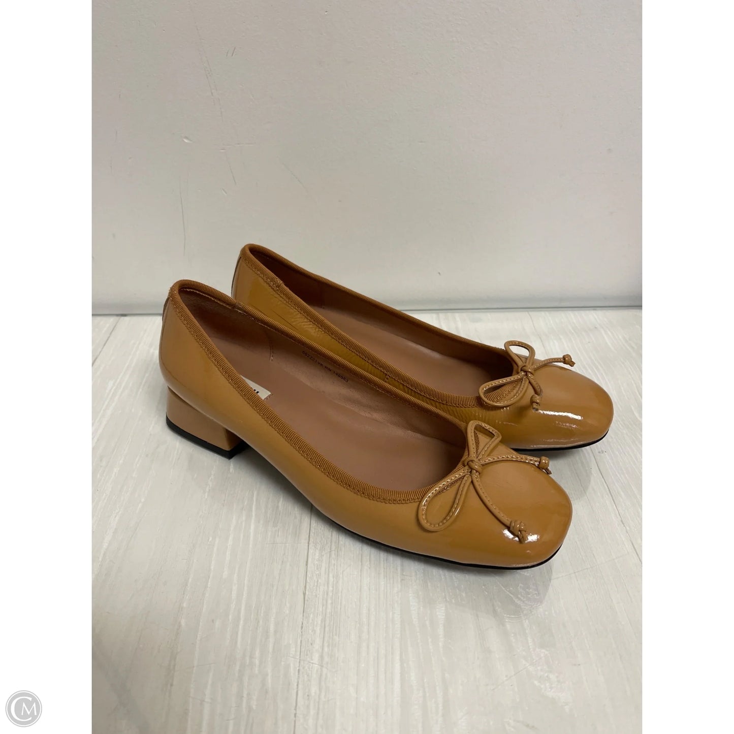Shoes Heels Block By Clothes Mentor In Brown, Size: 7.5