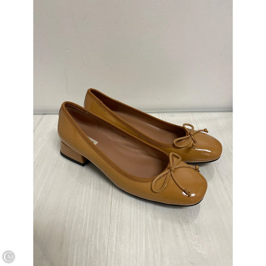 Shoes Heels Block By Clothes Mentor In Brown, Size: 7.5