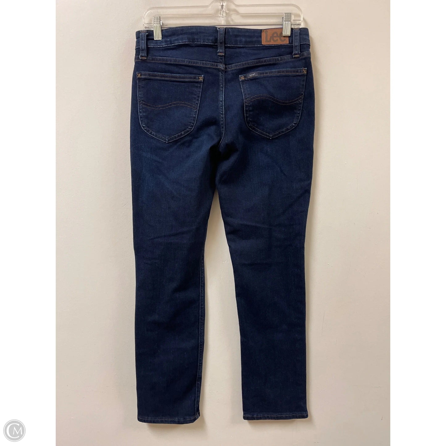 Jeans Straight By Lee In Blue Denim, Size: 6