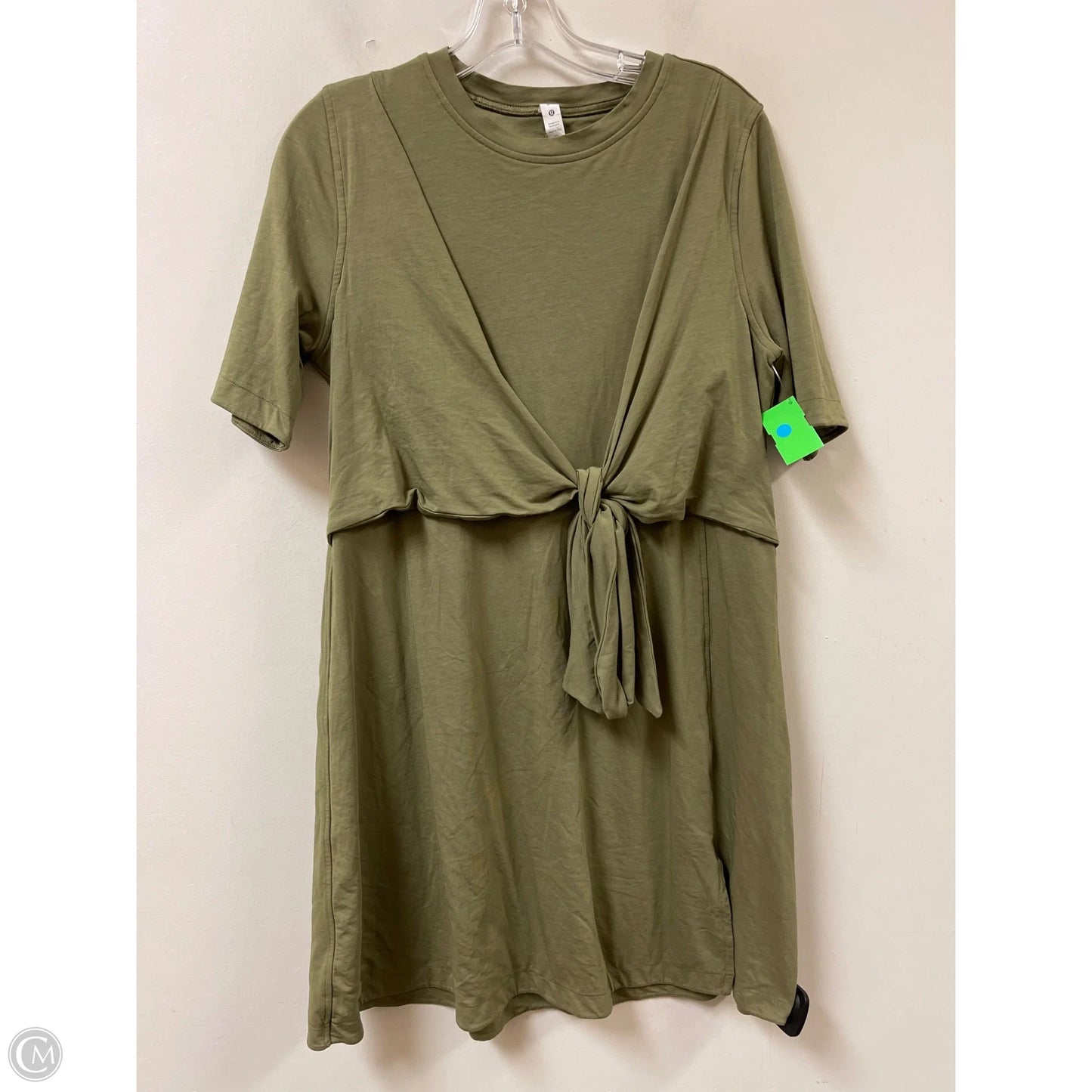 Athletic Dress By Lululemon In Green, Size: 8