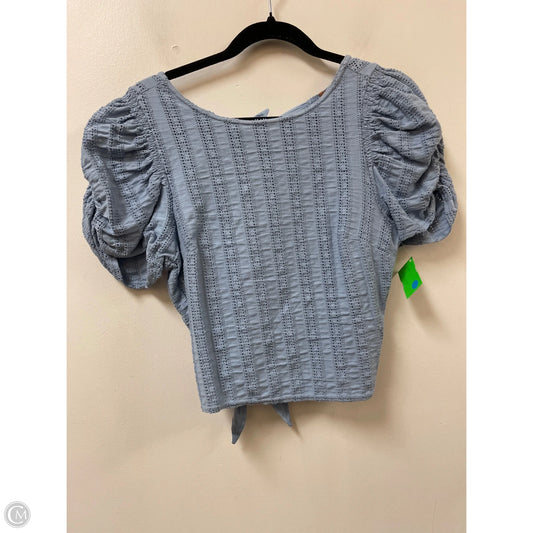 Top Short Sleeve By Free People In Blue, Size: S