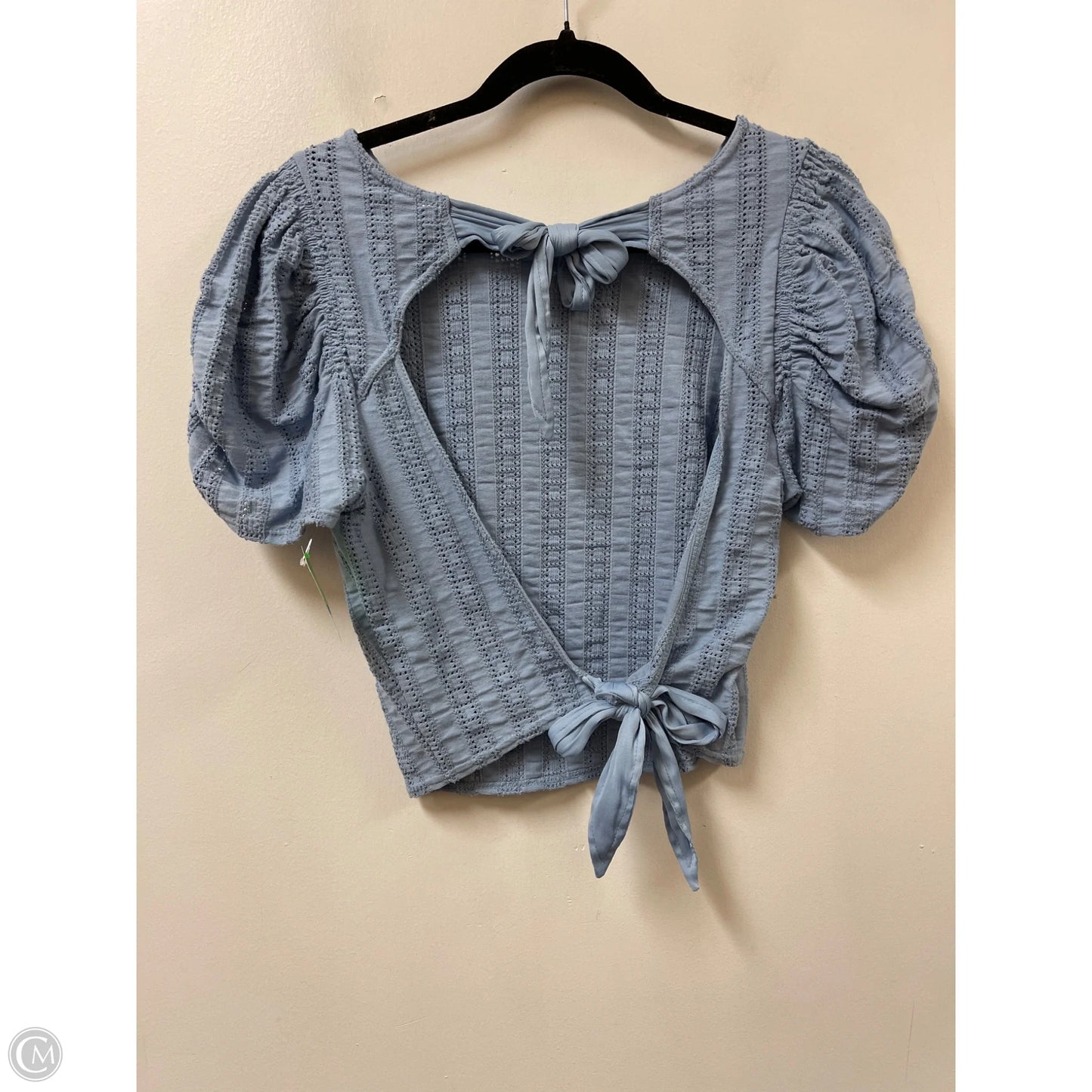 Top Short Sleeve By Free People In Blue, Size: S