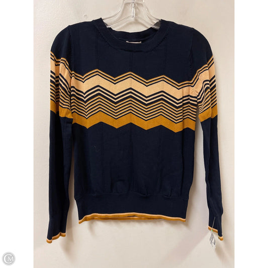 Sweater By Skies Are Blue In Blue & Brown, Size: M