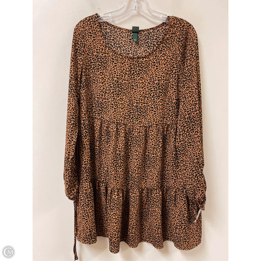 Dress Casual Short By Wild Fable In Animal Print, Size: M