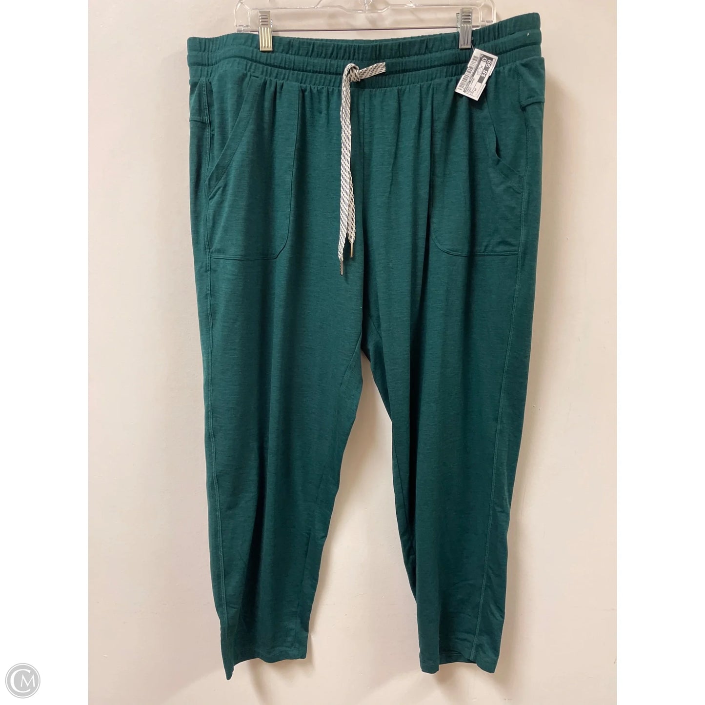 Pants Lounge By Members Mark In Green, Size: 18