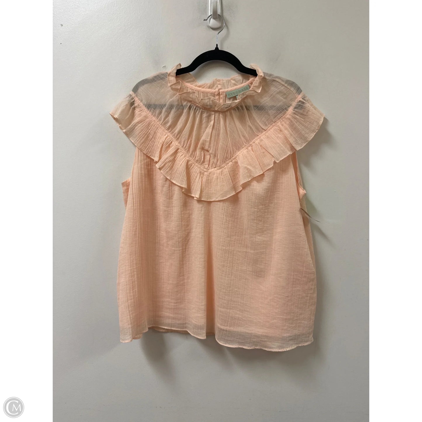 Top Short Sleeve By Ryegrass In Coral, Size: Xl