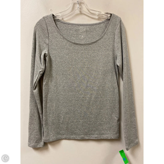 Top Long Sleeve By Gap In Grey, Size: M