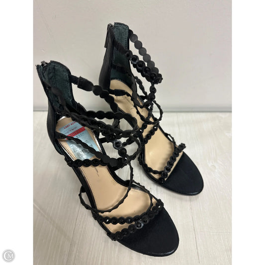 Sandals Heels Stiletto By Jessica Simpson In Black, Size: 8