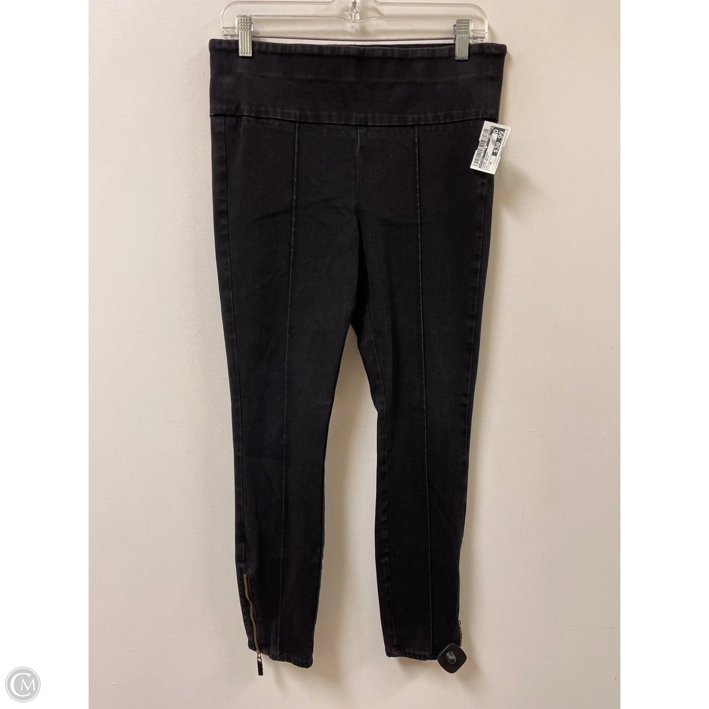 Jeans Skinny By Pilcro In Black Denim, Size: 10