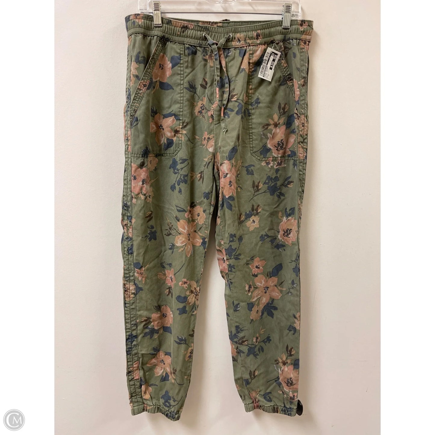 Pants Joggers By Anthropologie In Floral Print, Size: 8