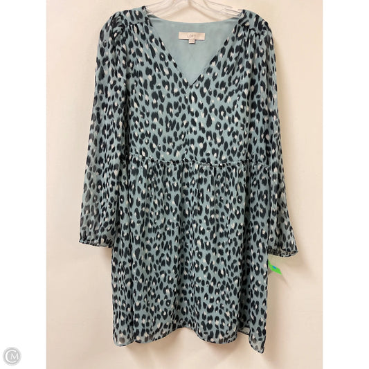 Dress Casual Short By Loft In Black & Blue, Size: M