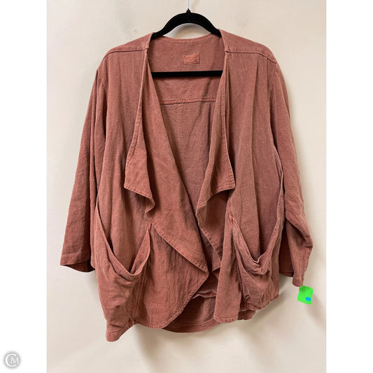 Cardigan By Clothes Mentor In Red, Size: Osfm