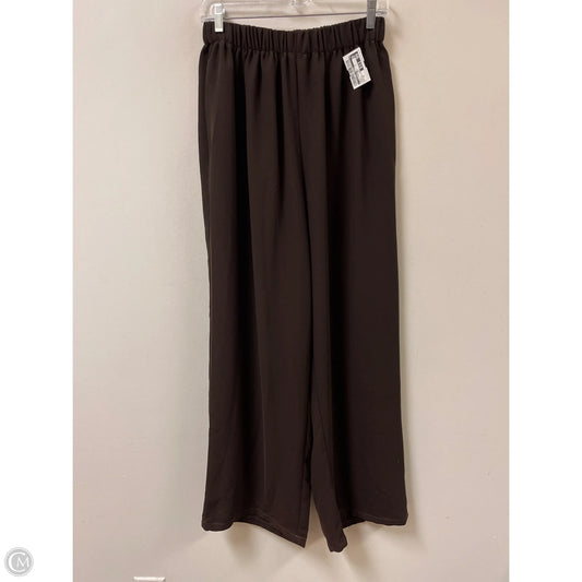 Pants Wide Leg By Clothes Mentor In Brown, Size: 18