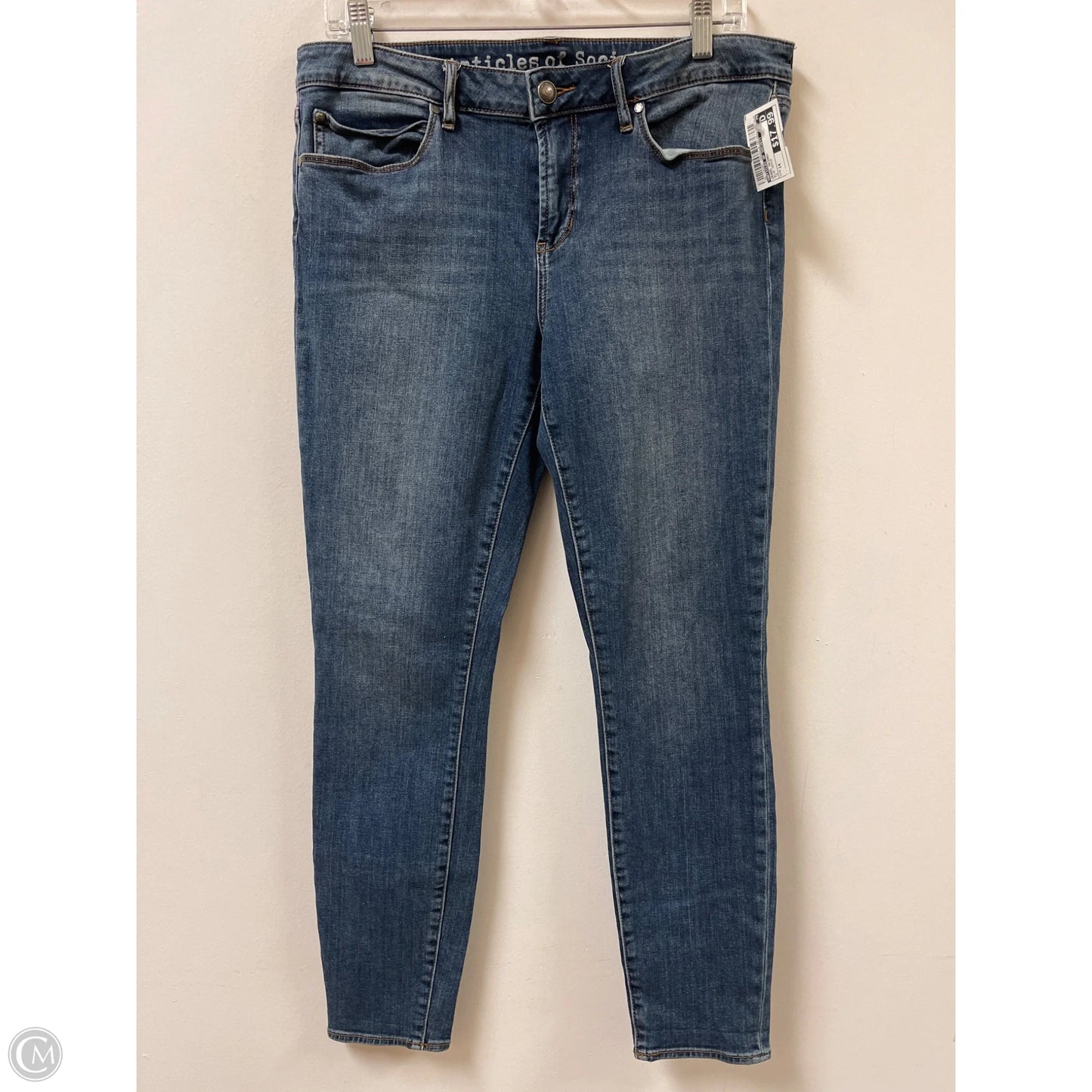 Jeans Skinny By Articles Of Society In Blue Denim, Size: 14