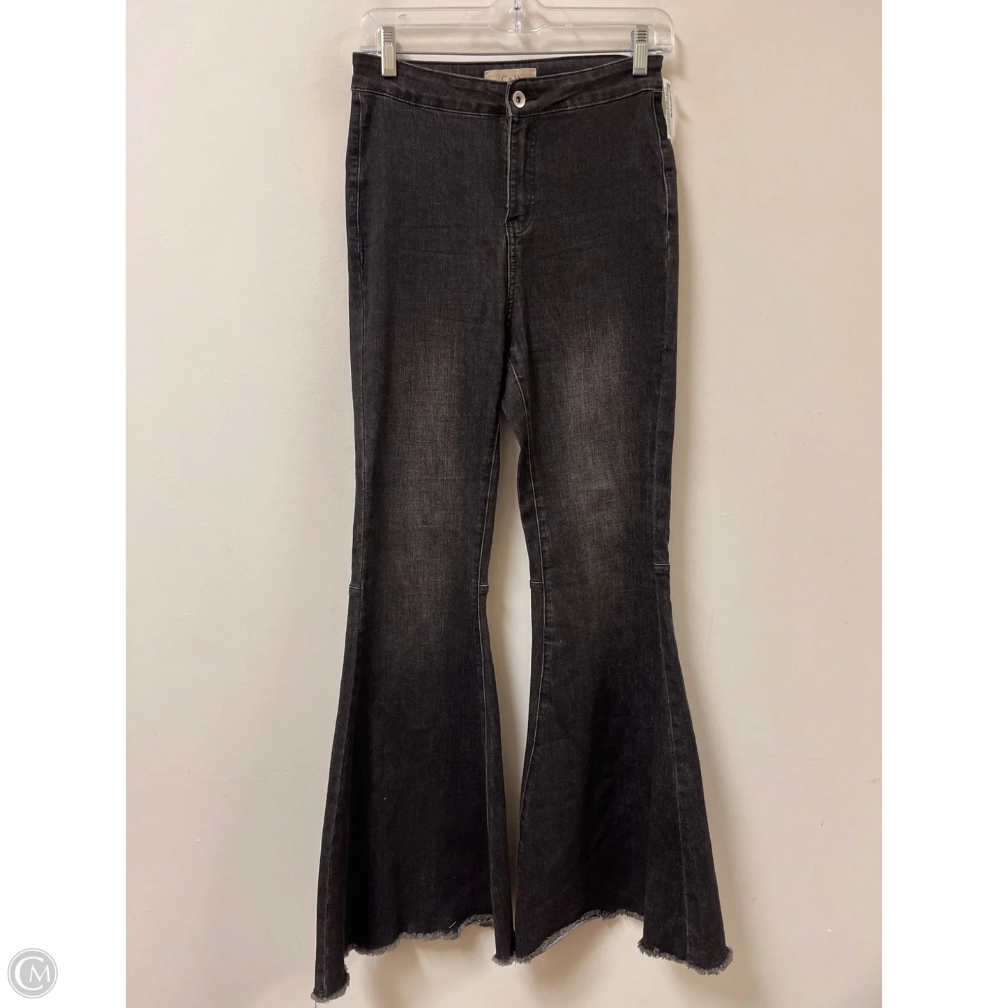 Jeans Flared By Chelsea And Violet In Grey Denim, Size: 2