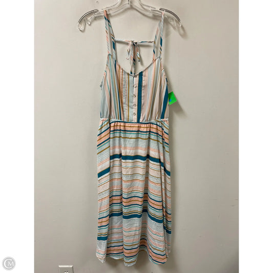 Dress Casual Midi By Lc Lauren Conrad In Striped Pattern, Size: M