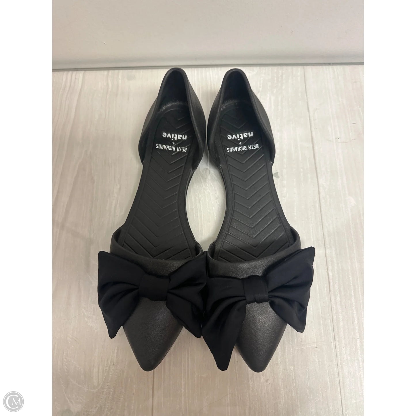 Shoes Flats By Clothes Mentor In Black, Size: 8