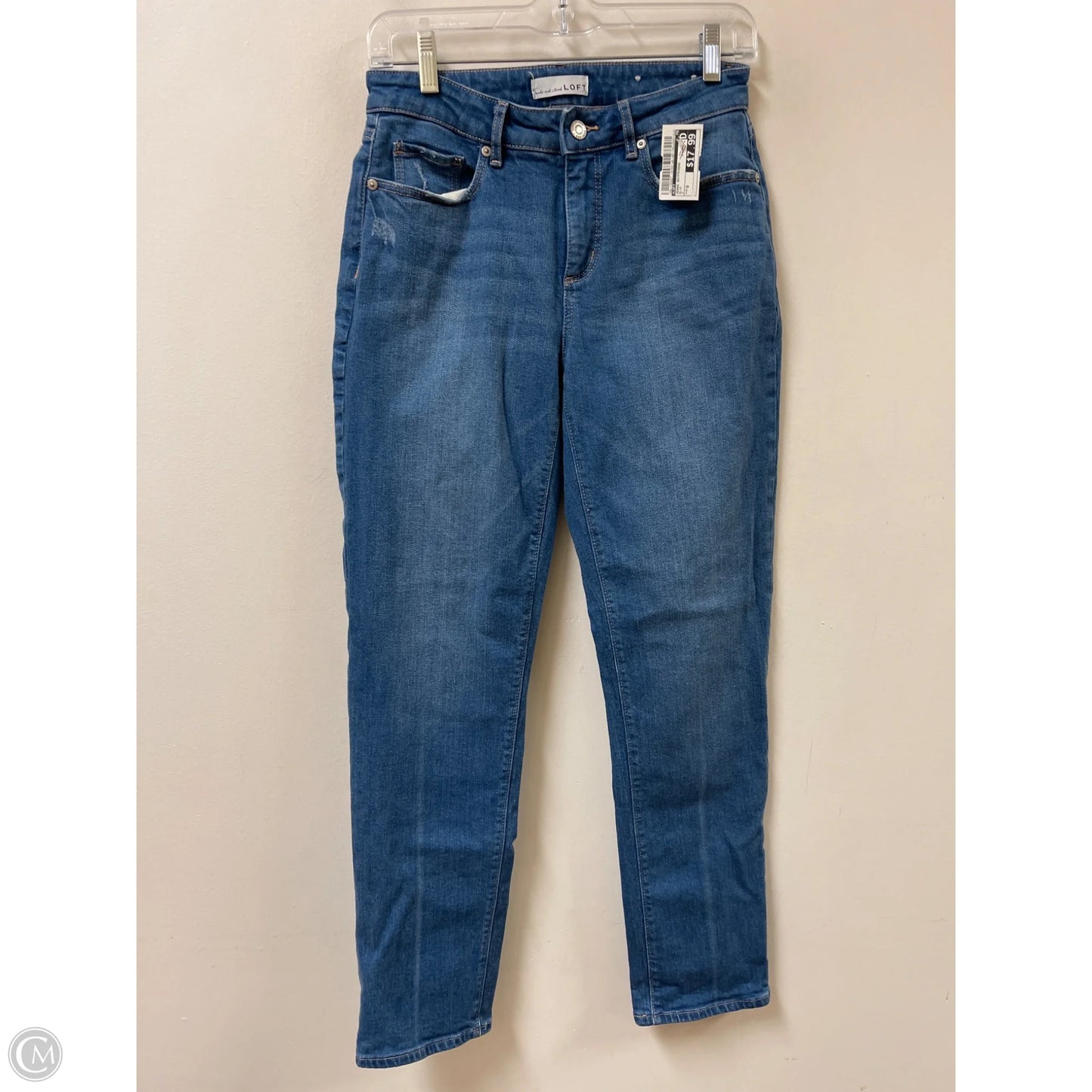 Jeans Boyfriend By Loft In Blue, Size: 0